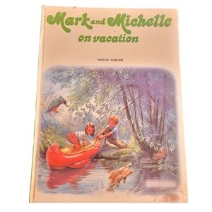 Mark and Michelle on Vacation Book, Vintage, Ephemera